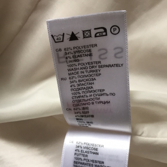 REISS UK Myrtle Godet Flared Short Sleeved Dress Natural size 4 Like New - Picture 10 of 12